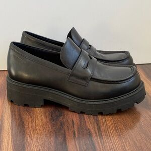 Vagabond Shoemakers Kenova Loafers Leather Platform Chunky